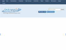 Tablet Screenshot of intrepidastrologysoftware.com